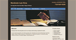 Desktop Screenshot of mordentelaw.com